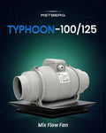 ASTBERG SILENT HEAVY DUTY MIXFLOW CIRCULAR INLINE DUCT VENTILATION FAN TYPHOON160 570CMH 150MM 6"