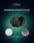 WASHROOM EXHAUST SYSTEM FOR HOTELS WITH COMBINED 10-12 NO. OF WASHROOMS