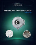 WASHROOM EXHAUST SYSTEM FOR HOTELS WITH COMBINED 5-7 NO. OF WASHROOMS