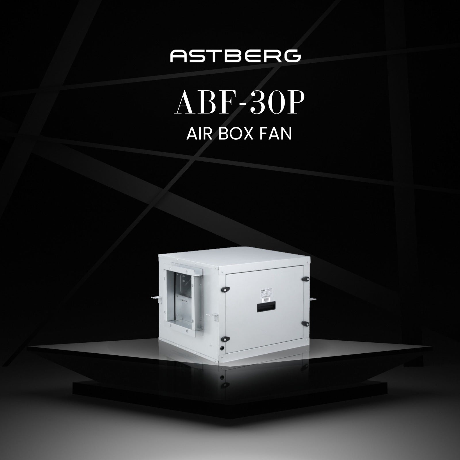 ASTBERG SILENT BOX TYPE  DUCT VENTILATION FAN INLINE CABINET FANS ABF30P