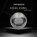 ASTBERG POWDER COATED STEEL OUTER PIPE COWL SS304 150MM 6"