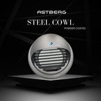 ASTBERG POWDER COATED STEEL OUTER PIPE COWL SS304 150MM 6"