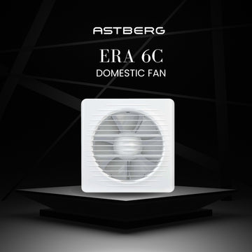 ASTBERG ERA6 C  PIPE/WALL/CEILING  EXHAUST VENTILATION FAN290CMH 150MM 6"