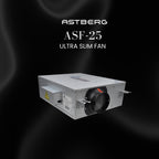 ASTBERG SILENT SLIM INLINE DUCT BOX TYPE VENTILATION FAN ASF25 250CMH