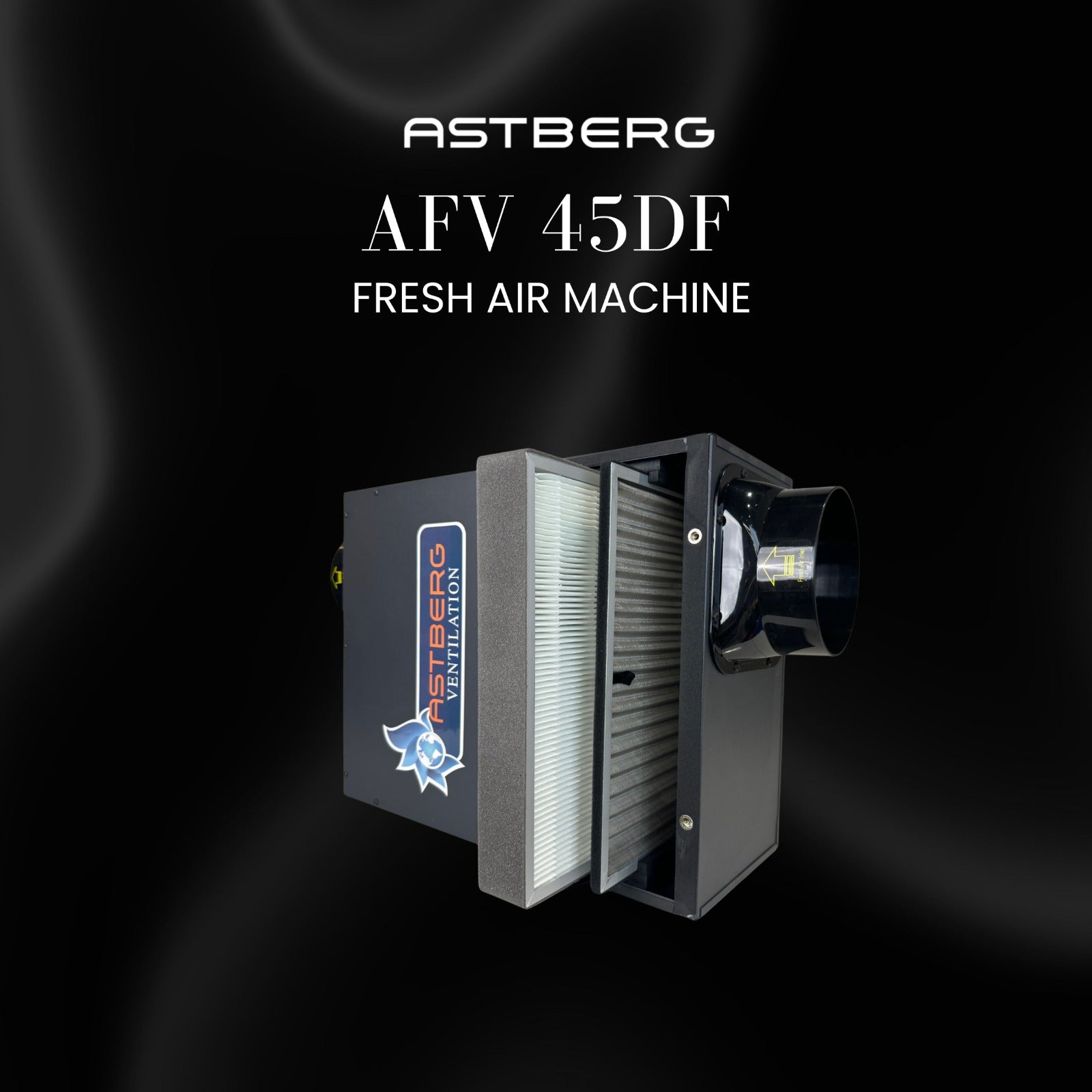 ASTBERG FRESHAIR VENTILATION UNIT WITH HEPA CARBON DUST FILTERS AFV45 450CMH