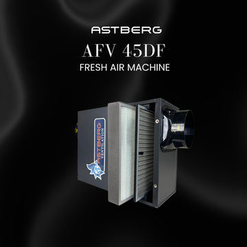 ASTBERG FRESHAIR VENTILATION UNIT WITH HEPA CARBON DUST FILTERS AFV45 450CMH