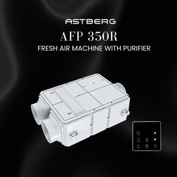 Astberg Fresh air unit & purifier With Hepa Filter AFP350R