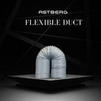 Astberg PVC Flexible Pipe/Insulated Pipe/Chimney pipe/Duct Pipe/Exhaust pipe/Aluminum pipe (250mm/10")-AFD250