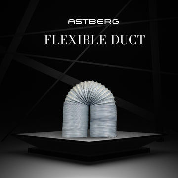 ASTBERG PVC FLEXIBLE INSULATED DUCT PIPE 200mm 8" 5 MTR