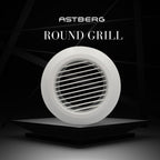 ASTBERG SUPPLY ROUND GRILL DIFFUSER 5" 125MM-ARD125