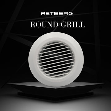 ASTBERG SUPPLY ROUND GRILL DIFFUSER 200MM 8"
