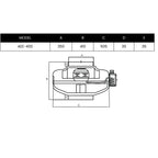 ASTBERG POWDER COATED CIRCULAR INLINE DUCT VENTILATION EXHAUST FAN AEE400 2500CMH 400MM 16"