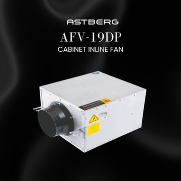 ASTBERG SILENT BOX TYPE  DUCT VENTILATION FAN INLINE CABINET FANS WITH DUST FILTER AFV19DP 770 CMH