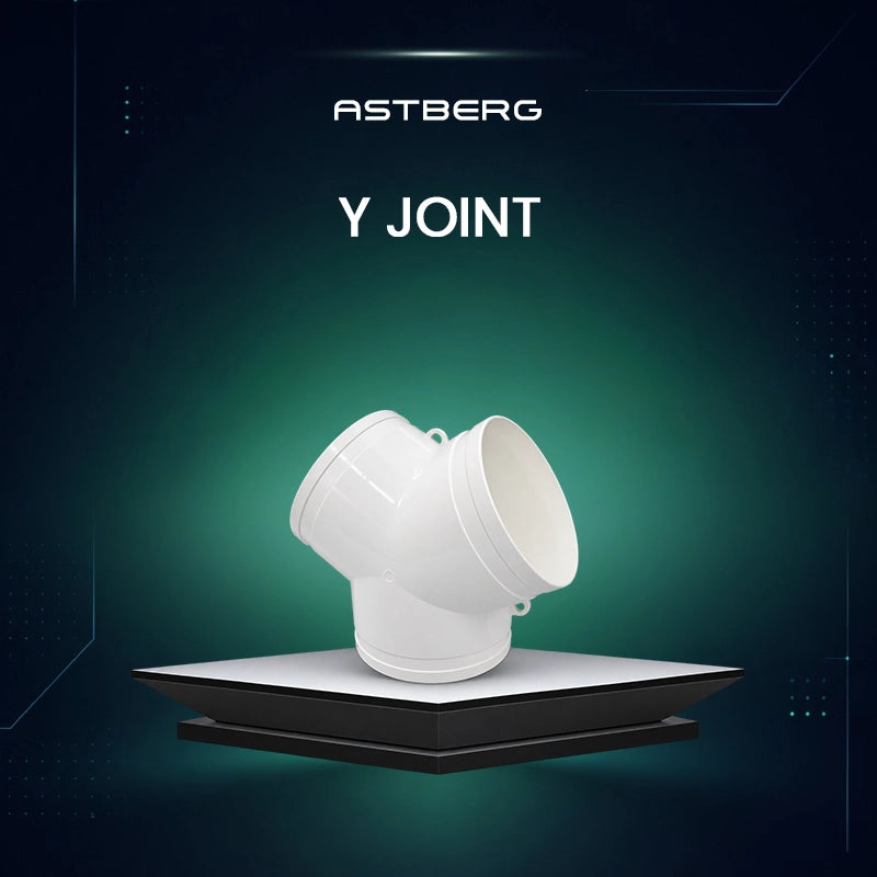 ASTBERG PVC Y TYPE CONNECTOR Y JOINT 100MM 4" ( AT100Y/AYJ 100)-AYJ100