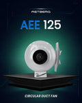 Astberg AEE125G Circular Inline Duct Fan (125 mm / 5", 370 m³/h, 217 CFM)