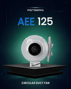 Astberg AEE125G Circular Inline Duct Fan (125 mm / 5", 370 m³/h, 217 CFM)