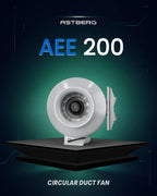 Astberg AEE200G Circular Inline Duct Fan (200 mm / 8") 1020 m³/h | 600 CFM