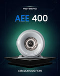 ASTBERG POWDER COATED CIRCULAR INLINE DUCT VENTILATION EXHAUST FAN AEE400 2500CMH 400MM 16"