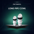 ASTBERG PVC LONG OUTER PIPE COWL 100MM 4" AFM 160/AWC 100