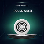 ASTBERG ROUND AIR OUTLET (APP 100 A)- APP100A