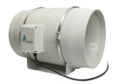Astberg AF-250P (250mm/10) (1405CMH/826CFM)Silent mix flow / Inline fan / Duct fan / Inline duct fan / Fresh Air Ventilation System - Astberg Ventilation