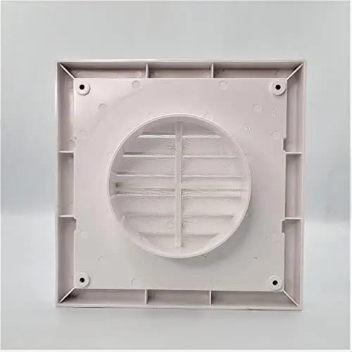 Astberg Outer Grill Abs/Square Grill/Grill With Mesh/Pipe Grill/Chimney Grill/Exhaust Outer Lowers/Vent Cap (100Mm/4, White - Astberg Ventilation