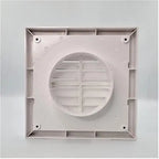 Astberg Outer Grill Abs 6" (150Mm)/Square Grill/Grill With Mesh/Pipe Grill/Chimney Grill/Exhaust Outer Lowers/Vent Cap/Vent Grill, White - Astberg Ventilation