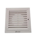 Astberg Outer Grill Abs 6" (150Mm)/Square Grill/Grill With Mesh/Pipe Grill/Chimney Grill/Exhaust Outer Lowers/Vent Cap/Vent Grill, White - Astberg Ventilation