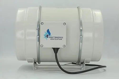 Astberg AF200 (200mm/8) (840CMH/494CFM) Silent mix flow / Inline fan / Duct fan / Inline duct fan / Fresh Air Ventilation System - Astberg Ventilation