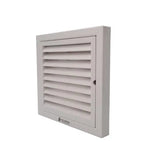 Astberg Outer Grill Abs/Square Grill/Grill With Mesh/Pipe Grill/Chimney Grill/Exhaust Outer Lowers/Vent Cap (100Mm/4, White - Astberg Ventilation