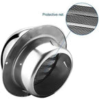 Astberg Outer Cowl Steel Powder Coated (200mm/8") Cowl with Bird mesh, Chimney Cowl, Exhaust Vent, (SUS304) Steel - Astberg Ventilation
