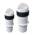 Astberg PVC Long Pipe Cowl (100mm/4) - Astberg Ventilation
