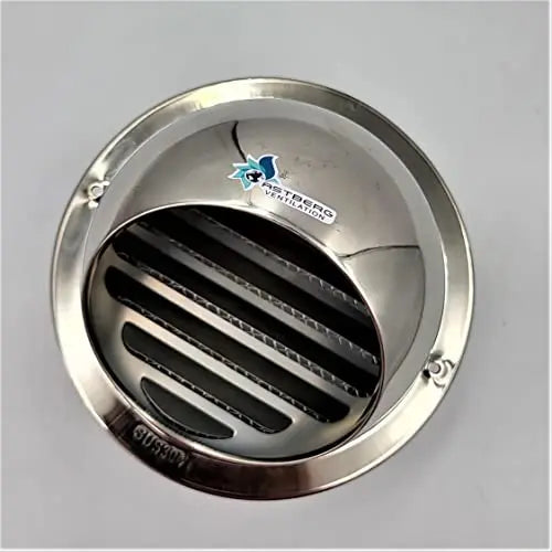 Astberg Outer Cowl Steel (100mm/4") Chimney Outer Cowl/Outer Cowl with Mesh/Duct Pipe Cover/Wall Vent Cover/Vent Cap - Astberg Ventilation