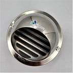 Astberg Outer Cowl Steel (100mm/4") Chimney Outer Cowl/Outer Cowl with Mesh/Duct Pipe Cover/Wall Vent Cover/Vent Cap - Astberg Ventilation