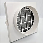 Astberg ABS Pre Filter/Pipe Filter/Carbon Pipe Filter/Fresh air Filter / (100mm/4) - Astberg Ventilation
