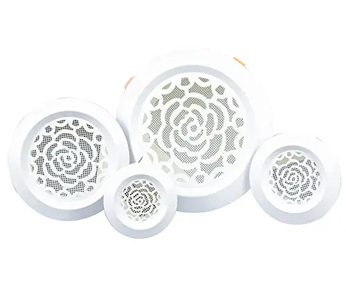 Astberg ABS Fancy Grill (100mm/4) Fancy Grill/Ceiling Grill/Ventilation Ducting Hose Cover/Air Vent Valve/Ceiling Diffusers/Vent Cap - Astberg Ventilation