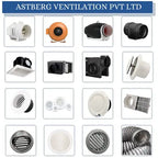 Astberg ABS Ball Jet Nozzle (75mm/3inch) - Astberg Ventilation