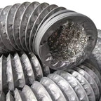 Astberg PVC Flexible Pipe/Insulated Pipe/Chimney pipe/Duct Pipe/Exhaust pipe/Aluminum pipe (150mm/6") - Astberg Ventilation