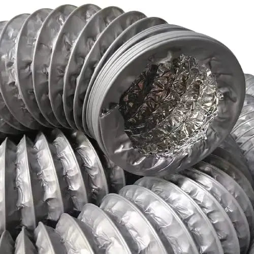 Astberg PVC Flexible Pipe/Insulated Pipe/Chimney pipe/Duct Pipe/Exhaust pipe/Aluminum pipe (200mm/8") - Astberg Ventilation