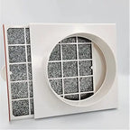 Astberg ABS Pre Filter/Pipe Filter/Carbon Pipe Filter/Fresh air Filter / (100mm/4) - Astberg Ventilation