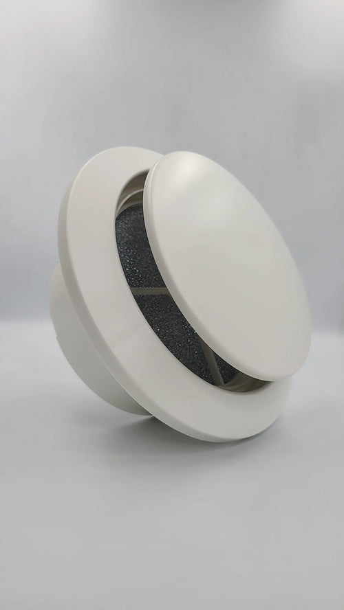 Astberg 3 Step Diffuser With Dust Filter (100mm/4) Ducting Cover/Diffuser Exhaust/Pipe Diffuser/Supply Valve/Air Vent/Ventilation Ducting Diffuser - Astberg Ventilation