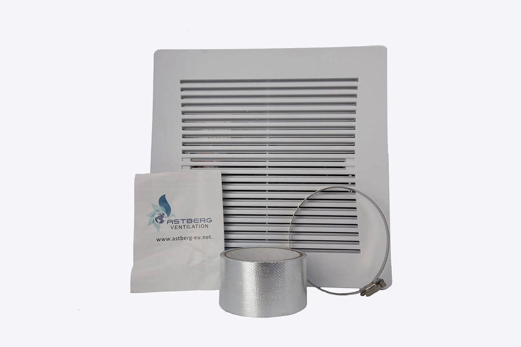 Astberg Ceiling Mounted Cassette Exhaust Fan APT10-24 (110mm/4) (200CMH/117CFM) - Astberg Ventilation