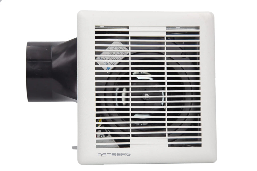 Astberg Heavy Duty Ceiling Mounted Exhaust Fan Metal Asp1001 (100Mm/4) (170Cmh/100Cfm) - Astberg Ventilation